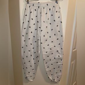 Pacsun Playboy sweatpants, size small